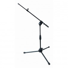 Quik Lok A/496 Short mic stand w/ tripod base, tele boom & swivel. 
